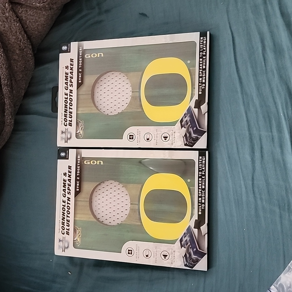 Cornhole game Bluetooth speakers